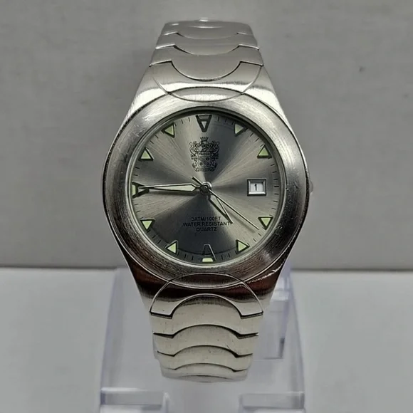 Gucci | Wearables | Paolo Gucci Mens Quartz Date Silver Tone  display picture 3